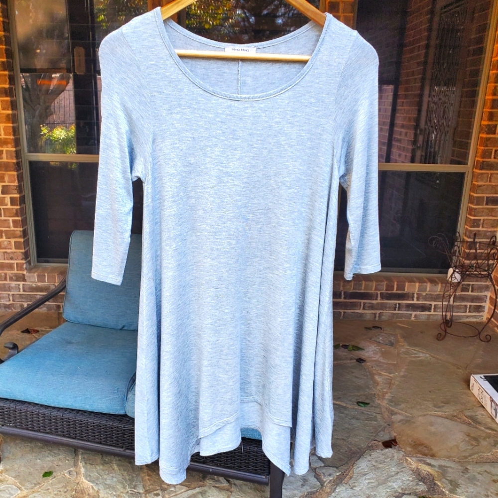 EUC Light Gray Tunic S